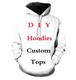 3D Print Diy Custom Design Mens Womens Fashion Sweatshirt Hoodies Drop Shipping Wholesalers Suppliers For Drop Shipper