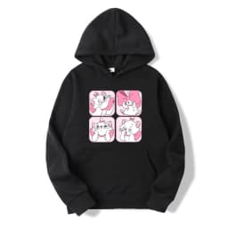 Marie Cat Anime Women Hoodie 2025 New Casual Cartoon Men Pullover Tops Spring Autumn Couple Sweatshirts Clothes