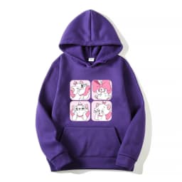 Marie Cat Anime Women Hoodie 2025 New Casual Cartoon Men Pullover Tops Spring Autumn Couple Sweatshirts Clothes