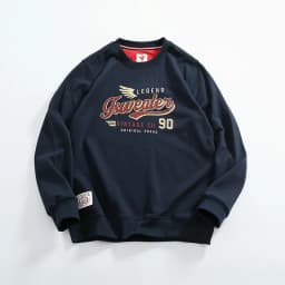 2024 Autumn New American Retro Long Sleeve O-neck Wing Letter Printed Sweatshirts Men's Fashion Terry Pullover Casual Sportwear