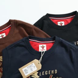2024 Autumn New American Retro Long Sleeve O-neck Wing Letter Printed Sweatshirts Men's Fashion Terry Pullover Casual Sportwear