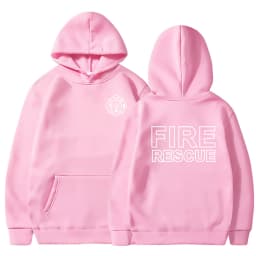 Fire Rescue Firefighter Hoodie Funny Fireman Sweatshirt Men Hoodies Pullover Hip Hop Streetwear