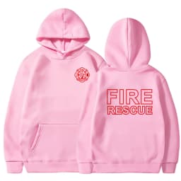 Fire Rescue Firefighter Hoodie Funny Fireman Sweatshirt Men Hoodies Pullover Hip Hop Streetwear