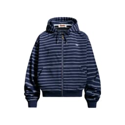 Horizontal Stripes Sweatshirts Mens Autumn Kangaroo Pocket Casual Loose Long Sleeve Sports Hoodies Outerwear Men