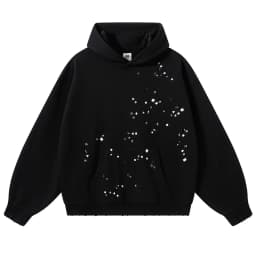 Rivet Hoodies Men Streetwear Harajuku Hip Hop Oversized Y2K Hoodies Unisex Casual Loose Pullover Sweatshirts