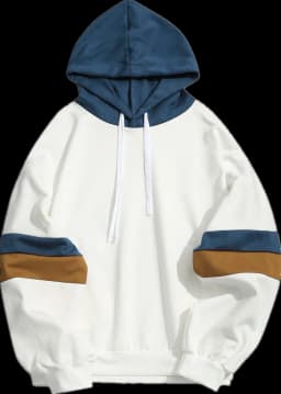 2026 Spring And Autumn Stitching Trend Hoodie Streetwear Young Men's Fashion Women's Hip-hop Hoodie Casual Sweatshirt