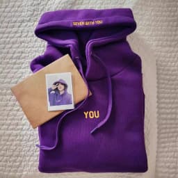 Embroidery Original Design Jimin Hoodie With You 13 You Never Walk Alone Jimin Merch Kpop Fans High Quality Version Sweatshirt