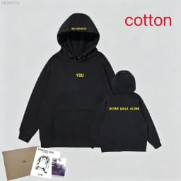 Embroidery Original Design Jimin Hoodie With You 13 You Never Walk Alone Jimin Merch Kpop Fans High Quality Version Sweatshirt