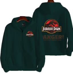 Jurassic Park Cartoon Anime Men Zipper Hoodie Spring Autumn Women Sweatshirt 2026 New Fashion Couple Jackets Clothes Tops