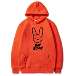 Funny Bad Bunny Hoodie Printed Kawaii Cartoon Harajuku Oversized Streetwear Sweatshirt Korean Style Long Sleeve Women Men Hoody