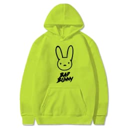 Funny Bad Bunny Hoodie Printed Kawaii Cartoon Harajuku Oversized Streetwear Sweatshirt Korean Style Long Sleeve Women Men Hoody