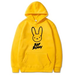 Funny Bad Bunny Hoodie Printed Kawaii Cartoon Harajuku Oversized Streetwear Sweatshirt Korean Style Long Sleeve Women Men Hoody