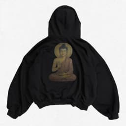 Y2k BUDDA Print Hoodies Grunge Streetwear Sweatshirt Tops Hip Hop Oversized Hoodie Clothes Tracksuit Men Clothing