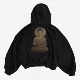 Y2k BUDDA Print Hoodies Grunge Streetwear Sweatshirt Tops Hip Hop Oversized Hoodie Clothes Tracksuit Men Clothing