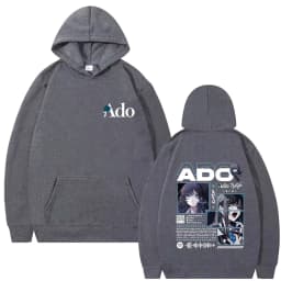 Ado World Tour 2025 Hibana Hoodie Men Women Fashion Japanese Style Streetwear Unisex Vintage Casual Oversized Pullover Hoodies