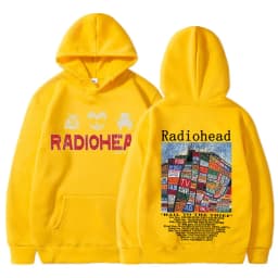 Radiohead Vintage Print Hoodie Men's Women Clothing Pullover Hip Hop Rock Band Hail To The Thief Music Album Hooded Sweatshirts