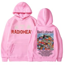 Radiohead Vintage Print Hoodie Men's Women Clothing Pullover Hip Hop Rock Band Hail To The Thief Music Album Hooded Sweatshirts