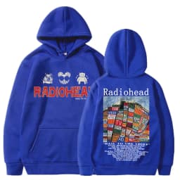 Radiohead Vintage Print Hoodie Men's Women Clothing Pullover Hip Hop Rock Band Hail To The Thief Music Album Hooded Sweatshirts