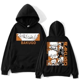 Japan Anime My Hero Academia Hoodie Bakugou Katsuki Trend Harajuku Manga Long Sleeve Men Women Fleece Loose Pullover Streetwear