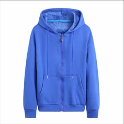 NSLP Zipper Hooded Cardigan Men's and Women's Same Couple Clothes Fall/Winter Solid Color Sweater Customized Personalized Logo