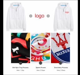 NSLP Zipper Hooded Cardigan Men's and Women's Same Couple Clothes Fall/Winter Solid Color Sweater Customized Personalized Logo