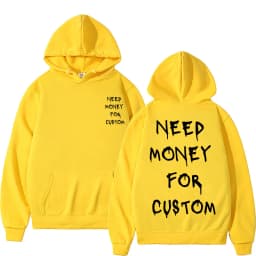 Funny Need Money for Custom Graphic Print Hoodie Men's Fleece Cotton Sweatshirt Streetwear Men Women Casual Oversized Hoodies