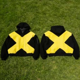 Y2K Harajuku Punk Hoodie Color Block Splice X Pattern Jacket High Street Retro Gothic Trendy Sweatshirt Unisex Loose Clothing