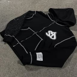 Y2k Streetwear Retro Men Embroidery Personalized Diamond Oversized Hoodie Men Women Harajuku Gothic Casual Sweatshirt