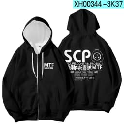 New Hoodies Men Scp Foundation Hoodie Foundation Sweatshirt Women Pullover Cotton Sweatshirts Autumn Winter Black Jacket Clothes