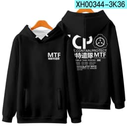 New Hoodies Men Scp Foundation Hoodie Foundation Sweatshirt Women Pullover Cotton Sweatshirts Autumn Winter Black Jacket Clothes