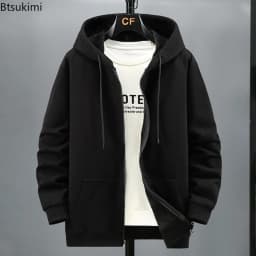 Plus Size 10XL 12XL Hoodies Men's Autumn Winter Fleece Long Sleeve Sweatshirts Loose Casual Sports Cardigans Zipper Hooded Coats