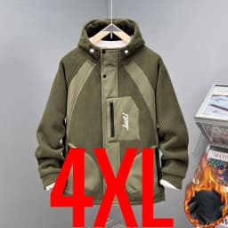 Extra Big Size 13XL Men Hoodie Hooded Zip Up Polar Fleece Jacket Male Winter Autumn Plus Large Clothes Warm 4xl 5xl 6xl 7xl 8xl