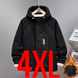 Extra Big Size 13XL Men Hoodie Hooded Zip Up Polar Fleece Jacket Male Winter Autumn Plus Large Clothes Warm 4xl 5xl 6xl 7xl 8xl