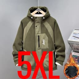 Extra Big Size 13XL Men Hoodie Hooded Zip Up Polar Fleece Jacket Male Winter Autumn Plus Large Clothes Warm 4xl 5xl 6xl 7xl 8xl