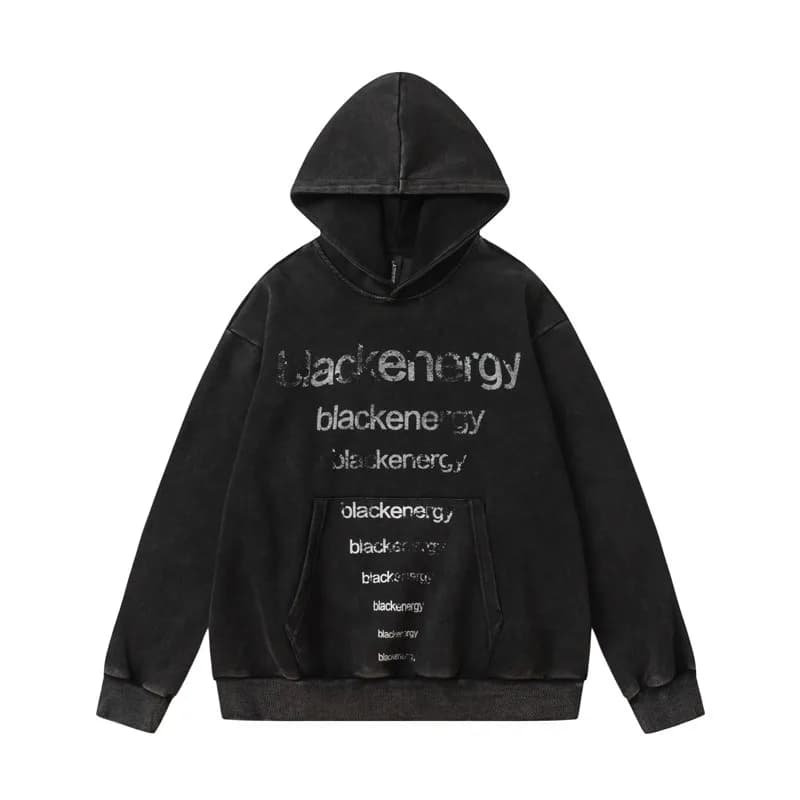 Korean Hip Hop Fashion Letter Print Hoodie for Men Clothing American Streetwear Oversize Sweatshirt Autumn Trendy Sport Pullover