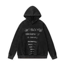 Korean Hip Hop Fashion Letter Print Hoodie for Men Clothing American Streetwear Oversize Sweatshirt Autumn Trendy Sport Pullover