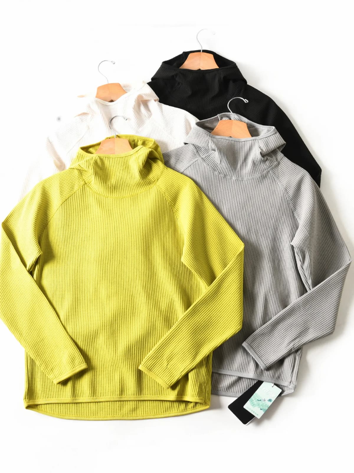 American Style Breathable Quick Dry Long Sleeve Hoodie Men Loose Casual Sports Sweatshirt Polyester Fiber Knitted Fabric