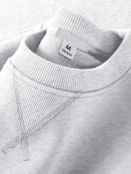 Afashion Unisex Basic Color round Neck Sweatshirt Spring Autumn Casual Outerwear Cotton Polyester Comfortable Loose Fit Jacket