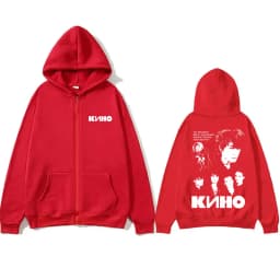 Legendary Russia Rock Band Kino Viktor Tsoi Face Graphic Zipper Hoodie Men Women Clothing Casual Vintage Oversized Zip Up Jacket