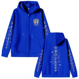 Game Clair Obscur Expedition 33 Merch Zipper Hoodie Men Women Otaku Cosplay Oversized Zip Up Jacket Male Retro Zip Up Sweatshirt