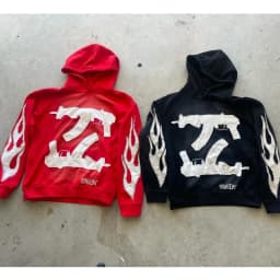 Vintage High Street Personalized Letter Printed Men Hoodie Y2K Harajuku Gothic Punk Men and Women Sportswear Streetwear