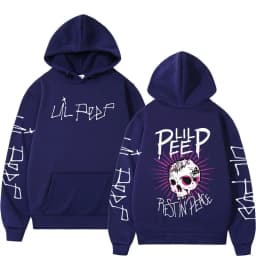 Rapper Lil Peep CryBaby Skeleton Hoodies Men Women Clothing Fashion Vintage Hip Hop Oversized Sweatshirt Casual Gothic Pullovers