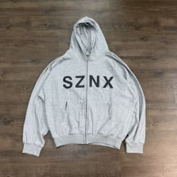 Yao Fashion Kanye West SZNX Hooded Coat Streetwear Vintage Oversize Loose Casual Luxury Sport Hoodies Jacket For Men Unisex
