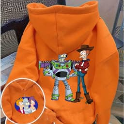 Futurama Hoodie Funny Robots Men Hoodie Cartoon Pullover Novelty Trending Clothes Autumn and Winter Keep Warm Tracksuit