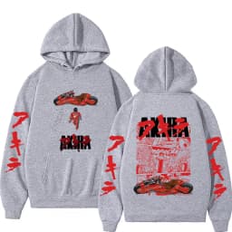 Japanese Science Fiction Cartoon Movie Anime Akira Shotaro Kaneda Graphic Hoodie Men Women Hip Hop Vintage Oversized Sweatshirt
