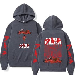 Japanese Science Fiction Cartoon Movie Anime Akira Shotaro Kaneda Graphic Hoodie Men Women Hip Hop Vintage Oversized Sweatshirt