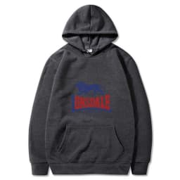 LONSDALE logo print men's casual and stylish hooded sweater/sweatshirt for spring and autumn.