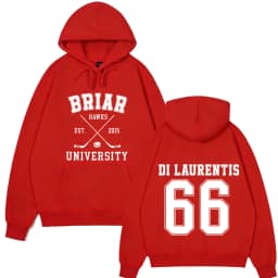 Di Laurentis 66 Off Campus TV Series Briar University Hoodie Men Women Clothing Fashion Winter Vintage Casual Loose Sweatshirt