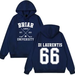 Di Laurentis 66 Off Campus TV Series Briar University Hoodie Men Women Clothing Fashion Winter Vintage Casual Loose Sweatshirt