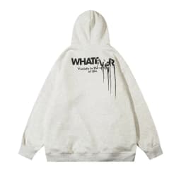 American Retro Letter Printed Street Style Men's Hoodie Autumn Winter Fashion Y2k Streetwear Casual Loose Hooded Sweatshirt